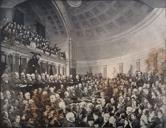 La elección de la comisión electoral del presidente Rutherford B. Hayes en 1876.
