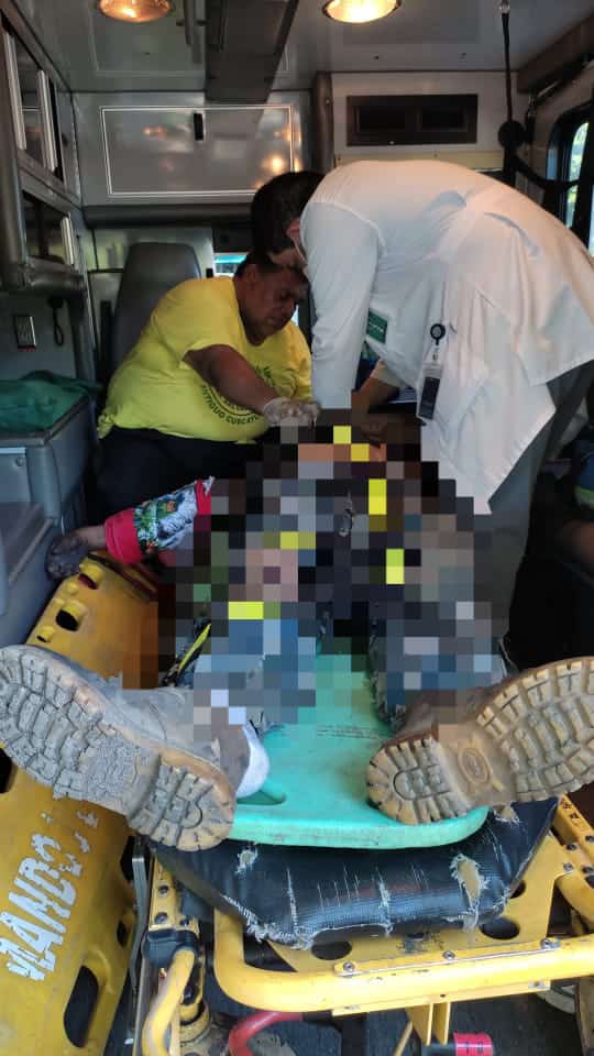 #Nacionales Una de las víctimas perdió la vida cuando era trasladada hacia el Hospital Rosales. 