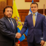 Vicepresidente Félix Ulloa asiste a la investidura presidencial de Daniel Noboa en Ecuador