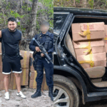 Sujeto ataca a policías en San Vicente