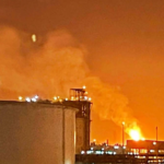 Incendio en almacén de alimentos genera emergencia en Los Ángeles